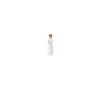 figurine résine communiant debout 10.5cm blanc - hobi res876g Blanc G