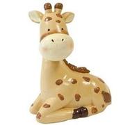 figurine résine girafe assise 10x7.8x3.6cm - générique res941 Gris G