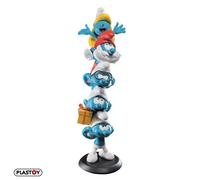 Plastoy Collectoys – Colonne de Schtroumpfs, Bleu