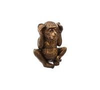 Paris Prix Statuettes déco Singe Sagesse – Lot de 3, 17 cm, Or