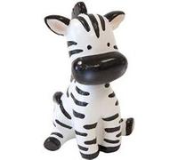 figurine résine zèbre assis 10x7.8x6cm - générique res942 Blanc G
