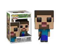 Figurine - RESTEQ - Steve Minecraft - 10 cm - Vinyle - Boîte collector