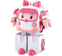 Silverlit Jouet transformable Robocar Ambre l'ambulancière 54210 – Réplique officielle 10 cm