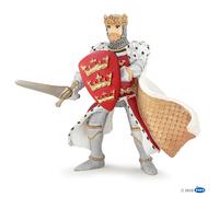 Figurine Roi Arthur rouge Papo