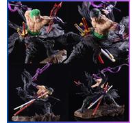 Figurine Roronoa Zoro One Piece - 25cm | 2 Têtes Interchangeables