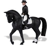 Figurine - SAFARI - Cavalier et cheval de concours - Peintes à la main - Pour enfant à partir de 3 ans