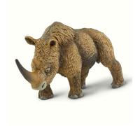 Figurine - SAFARI - Rhinocéros laineux junior - 17 x 8 cm - Marron - Éducative et réaliste