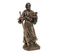 Figurine Saint Paul l'Apôtre des Gentils Couleur Bronze de 20 cm