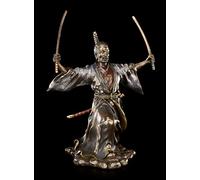 Figurine Samouraï - Bujutsu avec deux épées - Statue de guerrier de Véronèse