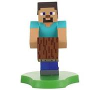 Figurine Minecraft Steve - EXQUISITE GAMING - Cable Guys - Support écouteurs, smartphone ou petit accessoire - 20 cm