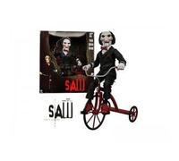 Neca - Figurine de Collection - Figurine Saw Jingsaw avec Tricycle en PVC - 30 cm