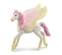 Figurine - SCHLEICH - Bébé Pégase - Bayala - Crinière Rose - Ailé