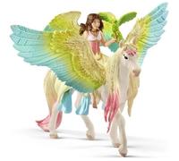 Figurine SCHLEICH - Fée Surah avec pégase scintillant - Gamme bayala®