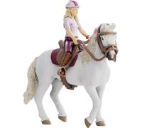 Figurine Schleich Horse Club Sofia & Blossom 42713 cheval cavalier étalon à p...