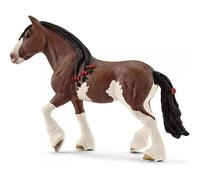 Figurine - SCHLEICH - Jument Clydesdale - Marron - Farm World - Mixte