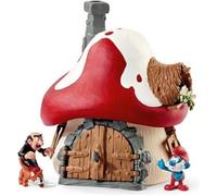 Schleich Figurine 20803 - Schtroumpf - Maison des Schtroumpfs avec 2 figurines G