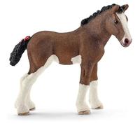 Schleich Figurine Poulain Clydesdale 13810 – Réaliste et détaillée – Jouet dès 3 ans
