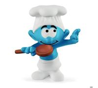 Schleich 20831 Schtroumpf Cuisinier (The Smurfs) Multicolore