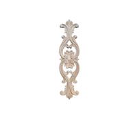 Figurine sculptée en bois Floral, artisanat, appliques de sculpture, décalcomanies décoration maison for incrustation meubles(G-49.5cmX13cm)