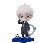 Figurine Seishiro Nagi, figurine d'action Blue Lock, tête changeante, mini statue de dessin animé, décoration de bureau pour collection/cadeau de 10 cm