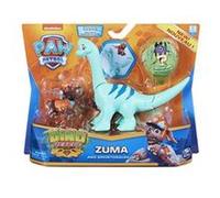 Set Pat Patrouille Dino : Chien Zuma Et Son Brontosaure + Un Dinonaure Mystere - Figurine Chien