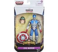 Hasbro Figurine Marvel Legends Shang-Chi Civil Warrior 15 cm avec bouclier à partir de 4 ans