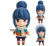 Figurine Shima Rin de 10 cm - Modèle Q - Figurine d'action Shima Rin avec visage mobile et interchangeable - Collection de mini figurines d'anime