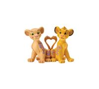 Enesco Disney Traditions by Jim Shore Figurine Simba et Nala Heart Tails Le Roi Lion 8,2 cm, Multicolore