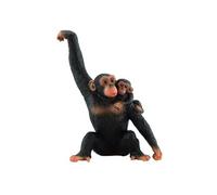 Figurine Singe : Chimpanzé avec bébé