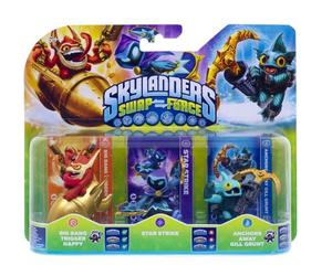 Figurine Skylanders : Swap Force - Star Strike + Anchors Away Gill Grunt + Big Bang Trigger Happy