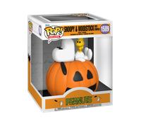 Figurine Snoopy Peanuts - Snoopy & Woodstock Pumpkin Deluxe Pop 18cm