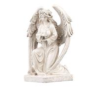 Lunartec – Figurine solaire à LED – Ange agenouillé – 24,5 cm