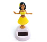 Figurine solaire dansante, danseuse hawaïenne, décoration intérieure, balançoire de danse, jouet solaire danse hawaïenne, décoration pour voiture, bureau, rebord de fenêtre