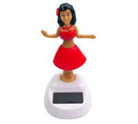 Figurine solaire dansante, danseuse hawaïenne, décoration intérieure, balançoire de danse, jouet solaire danse hawaïenne, décoration pour voiture, bureau, rebord de fenêtre