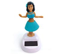 Figurine Solaire Dansante, Danseuse Hawaienne Voiture, Danseuse Hawaienne Voiture Qui Bouge, Figurines Solaires Bobblehead pour Voiture, Créativité Décoration du Tableau De Bord Fille Danse Jouet