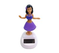 Figurine Solaire Dansante, Danseuse Hawaienne Voiture, Danseuse Hawaienne Voiture Qui Bouge, Figurines Solaires Bobblehead pour Voiture, Créativité Décoration du Tableau De Bord Fille Danse Jouet