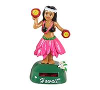Figurine Solaire Dansante, Danseuse Hawaienne Voiture Qui Bouge, Figures Danse Solaire Hawaii Girl, Figurine Hawaïenne Voiture Décoration De Voiture Solaire, Décoration De Bureau