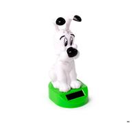 Puckator Figurine solaire Idefix – Astérix et Obélix, pour voiture, bureau ou fenêtre, blanc