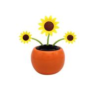 Figurine Solaire pour Voiture, Fleur De Danse Solaire, Jouet De Danse À Énergie Solaire, Figurine Solaire Voiture Qui Bouge, Figurine Solaire Dansante, Décoration de Tableau de Bord de Voiture