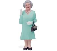 Figurine solaire - Reine Elisabeth II - 3 couleurs - Jardin - Plastique - Design contemporain