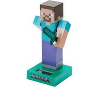Figurine solaire Steve Minecraft 12 cm Multicolore G