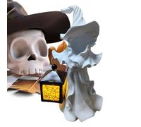 Figurine Sorcière Sculpture Décorative Bureau Design Sans Visage avec | Figure Halloween pour la Maison Cuisine Pièce Chambre Manteau Cheminée Bureau Dortoir Fête et Festival