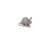 Figurine Souris Grise et Sa Maison Jouet Collection La Vie Sauvage 3 Ans | Petit rongeur avec son abri miniature | peinte à la main | pièce à collectionner | idée cadeau original pour toute la famille