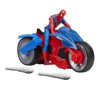 Figurine Spider-Man Arachno-moto lance-toile avec véhicule et projectiles - HASBRO - dès 4 ans