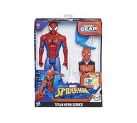 Figurine Spider-Man Blast Gear Et Accessoires - Collection Titan Super Heros Marvel, Deluxe - Spiderman - Set Jouet Garcon + Carte