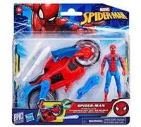 Figurine Spider-Man Marvel Epic World of Action Arachno-moto lance-toile Multicolore G