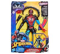 Figurine Spider-Man Métamorphose liquide de 28 cm avec accessoires, Marvel Spider-Man VenomVersus, jouets de super-héros pour enfant