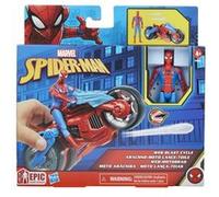 Figurine Spiderman avec Moto 10 cm Multicolore G