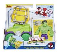 Figurine Spidey And His Amazing Friends Coffret Camion démolisseur de Hulk G