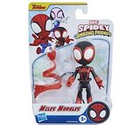 Marvel Spidey and His Amazing Friends, Figurine de héros Miles Morales de 10 cm, 1 Accessoire, pour Enfants dès 3 Ans